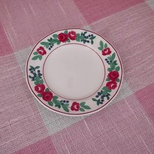 Adams Ironstone Floral Dessert Plate